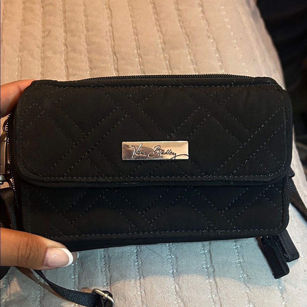 Vera Bradley Black Quilted Crossbody Bag